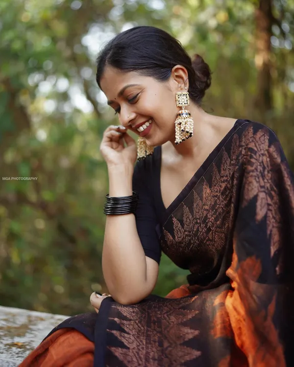 ORANGE_PURE_BANARASI_SAREE